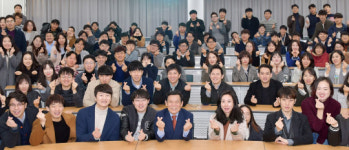 尹 시장, 조선대 의학전문대학원 특강