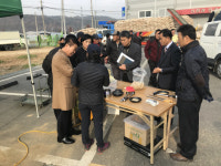 북구의회, 공공비축미곡 수매 현장 방문