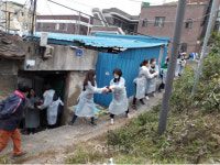 홀몸 노인들에게 웃음 선사한 서구청 무한돌봄