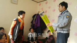 용봉지구대, 어르신 교통사고 예방 교육