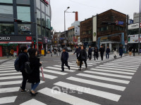 대각선 횡단보도 안전하고 편리해요