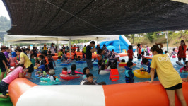 광양시, 도심속 어린이 물놀이장 무더위 탈출 큰 호응