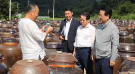 김영록 전남지사, 담양 운수대통 마을 방문