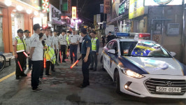 송정파출소, 추석 전 범죄예방 순찰