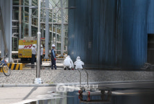 <포토뉴스 -여수화력발전소 화재 진화작업 >
