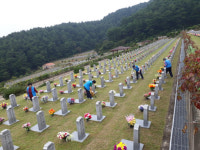 전몰군경유족회 광주지부, 임실호국원 정화활동