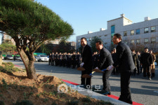 순천세무서, 향기로운 소통길 조성 기념식수