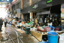 설 앞두고 목포 중앙식료시장서 불