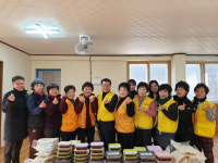 보성군 보성읍, 설맞이 떡국 떡 나눔 행사 가져~