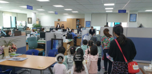 서구청 깜짝 방문한 꼬마천사들
