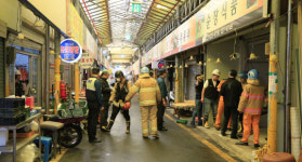 광주 동구 대인시장 상가 주택 화재 현장