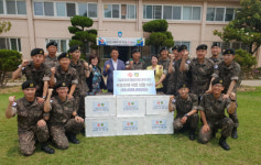 ㈜ 벌교꼬막 서홍석 대표, 군부대 1천만원 위문품 전달