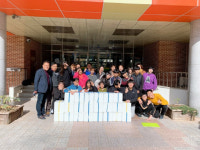 여수 삼일중 봉사단, 김장김치 나눔 훈훈