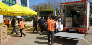 한화솔루션 여수공장, 독거노인 1천 세대에 김치 전달