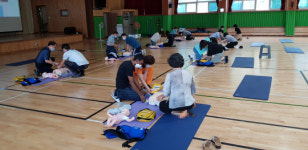 보성소방서, 벌교여자중학교 교직원 심폐소생술 교육