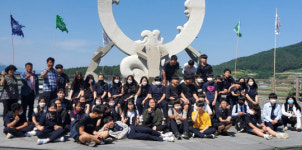 장흥 회덕중학교 전교생 회령진성 탐방