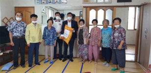 장흥 대덕읍청년회사랑의 쌀 전달