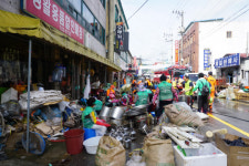 고흥군새마을회,구례 수해복구 봉사활동 전개