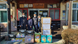 전남도 동부본부, 설 명절 맞아 요양시설 위문