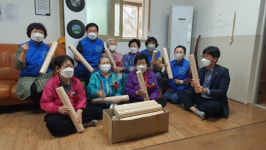 주월1동 지사협, 어버이날 맞아 경로당 방문