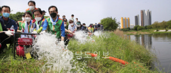 광주 서구, 풍수해 대비 양수기 가동훈련