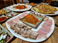 [남도 맛집-광주전집]막걸리와 최고의 단짝 윤기 좌르르 모듬전