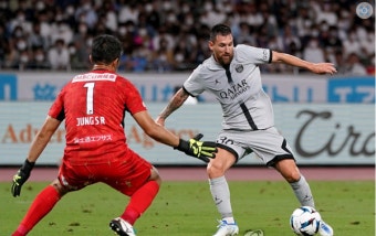 PSG, 일본 J리그1 가와사키와 친선 경기 2대1 승...리오넬 메시 골