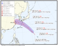 주말 5호 태풍 북상 예상 이동 경로...오늘 날씨예보 전국 폭염 열대야 예보