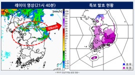 광복절 오늘 날씨 예보, 15일 오후부터 중부지방 소나기 '10~40'...기상특보