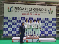 순천시청 유도부, 제103회 전국체육대회 메달 획득