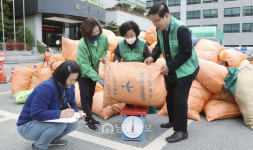 동구 새마을회, 재활용품 수거행사