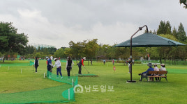 광주시체육회, 첨단체육공단 파크골프장 새 단장