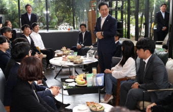 김기현, '딱 한끼 식사'에 광주·전남 청년들과 만나 미래 강조