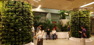 문화전당역 쾌적한 실내정원으로 탈바꿈