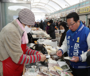 [2024 총선]문금주 예비후보, 녹차골보성향토시장 방문, 애로 청취