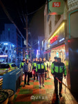 광영파출소-자율방범대, 합동순찰 전개