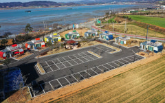함평군, 돌머리 해수욕장 하우스캠핑 개장