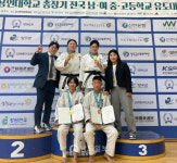 광주체중 용인대 총장기 전국 유도대회서 메달 쾌거