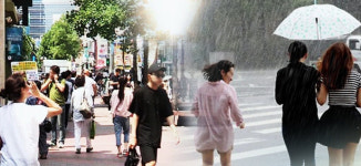 시간당 56㎜ 강한 소나기에 광주 곳곳 침수(종합)