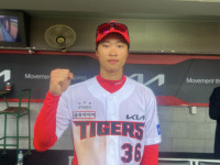 KIA 신인 박재현, 홈팬들에게 존재감 '각인'
