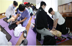 의료진이 먼저 배워야죠…광주 해피뷰병원, 심폐소생술 실전교육 열기 후끈