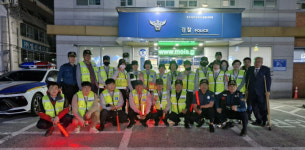 광주 남부경찰 방림지구대, 간담회·합동순찰