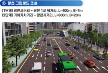 대자보 도시 상징 광천 그린로드, 시작부터 난관