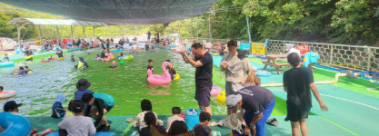 고흥 팔영산 자연휴양림 물놀이장서 무더위 탈출하세요