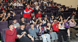 대한민국 해냈다 광주대 학생들 응원