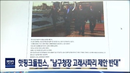 핫핑크돌핀스, 남구청장 고래사파리 제안 반대