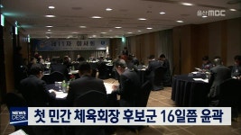 .첫 민간 체육회장 후보군 16일쯤 윤곽