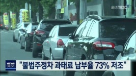 불법주정차 과태료 납부율 73% 저조