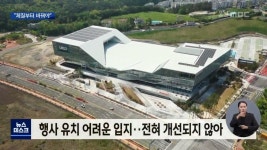 컨벤션센터 개장 효과는 어디에.. 체질부터 바꿔야