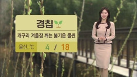 경칩, 봄기운 물씬... 대기 건조 [울산 날씨 (3.6)]